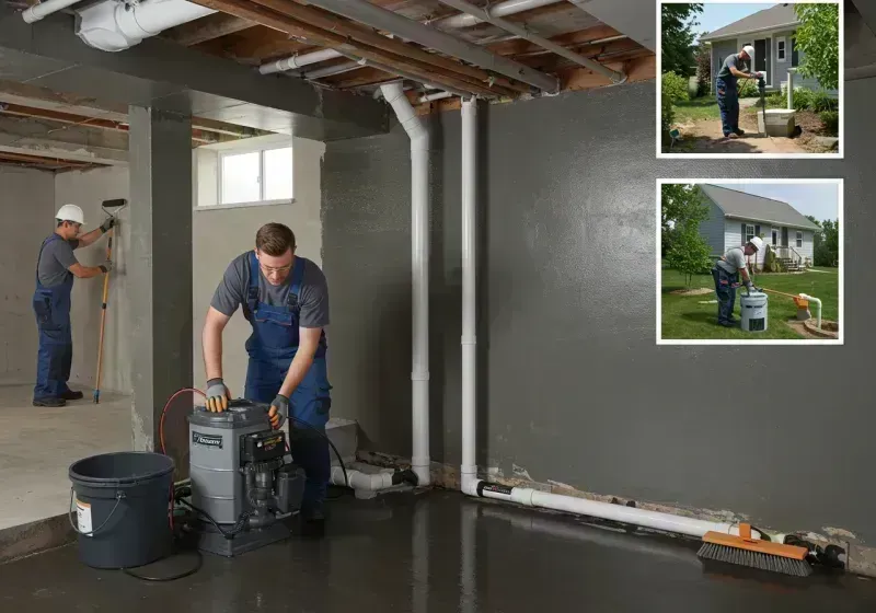 Basement Waterproofing and Flood Prevention process in Sandwich, IL